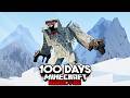 I Survived 100 Days On A Realistic Mount Everest Expedition In Minecraft Hardcore