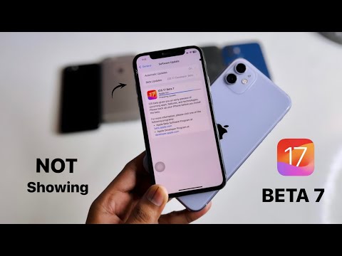 NEW UPDATE iOS 17 Beta 7 not showing- Fixed 🔥