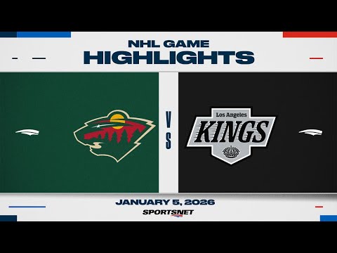 NHL Highlights | Wild vs. Kings - January 5, 2025