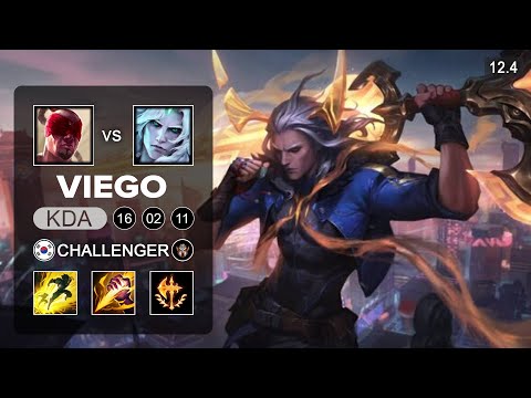 Viego Jungle vs Lee Sin - KR Challenger - Season 12 Patch 12.4