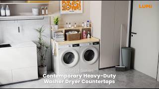 Contemporary Heavy-Duty Washer Dryer Countertops | WMS13 Series | LUMI