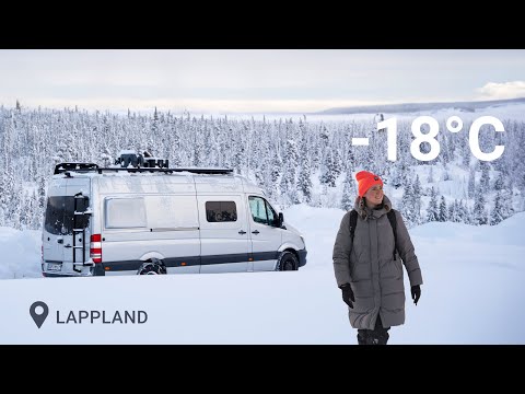 VAN LIFE AT -18°C: We test our limits | Winter camping SWEDEN