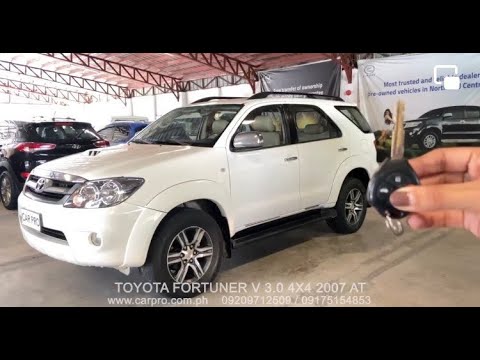 2007 TOYOTA FORTUNER V 3.0 4X4 AT