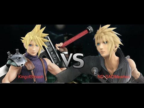 SSB4 WiiU: Cloud Dittos Resume, KingofSmash vs. ND-SAOMewtwo
