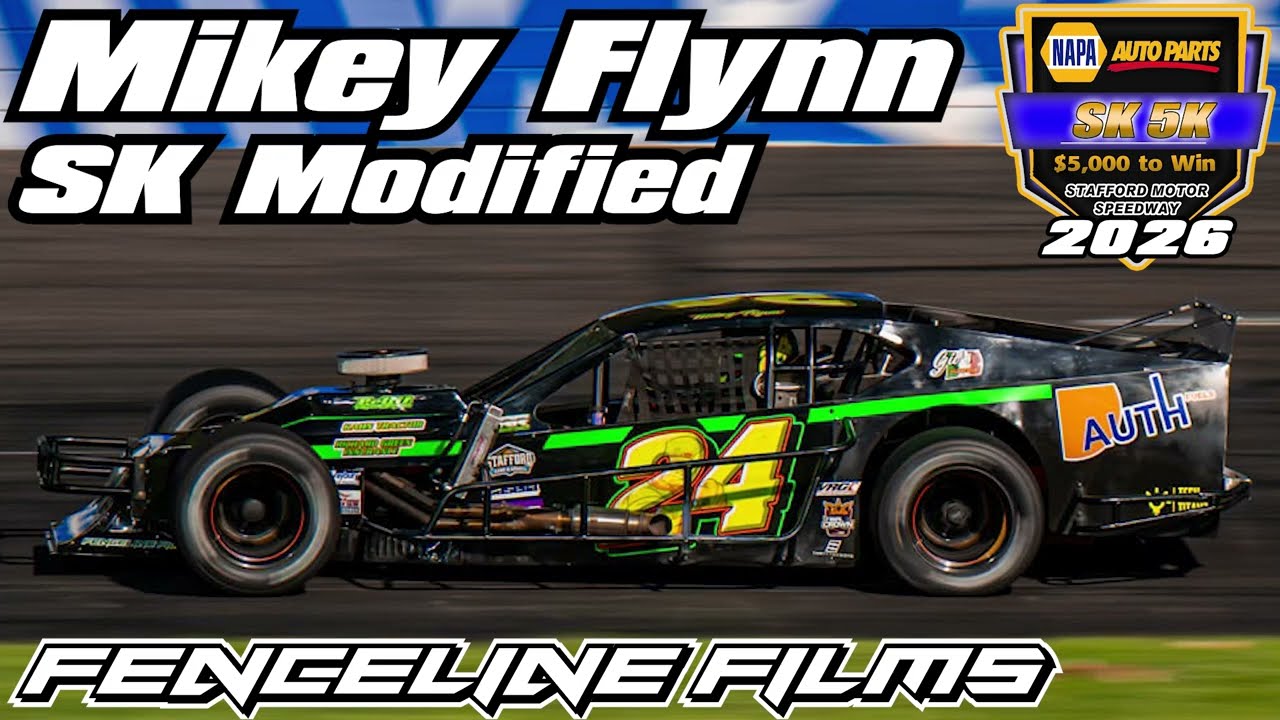 Mikey Flynn SK Modified Stafford Speedway Napa Auto Parts SK 5K 2026