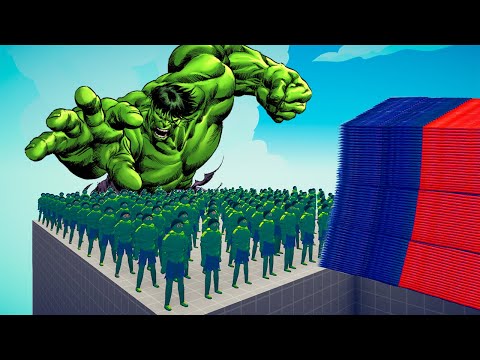 200x HULK + 1x GIANT vs EVERY GOD - Totally Accurate Battle Simulator TABS