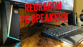 Redragon GS520 Anvil RGB Desktop Speakers Unboxing & Soundtest
