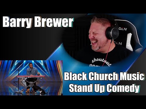 HILARIOUS Comic Barry Brewer Talks Black Church Music | Auditions | AGT 2023 | REACTION