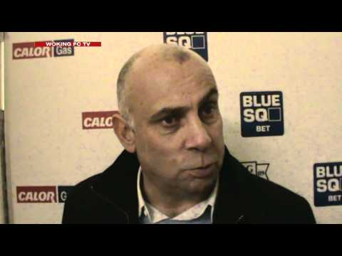 Woking 0-1 Staines Town (Garry Hill Interview)