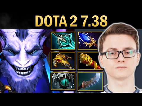 Riki Gameplay Miracle with Skadi and MKB - Dota 2 7.38