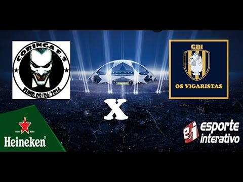 Os Vigaristas 2 X 4 Coringa F.S  - Primeiro Tempo do Jogo da Semifinal.