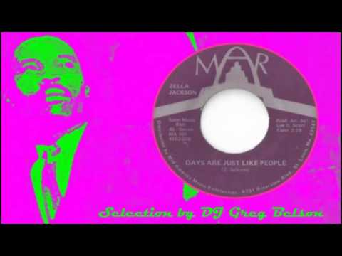 Gospel Crossover Soul 45 - Zella Jackson - 'Days are just like people'