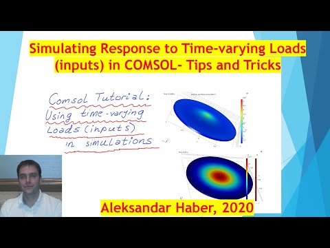 Simulation of Time-Varying Loads (Functions) in COMSOL - Tips and Tricks- Structural Mechanics