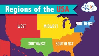 Learn The 5 REGIONS OF THE USA In Just Minutes | Kids Academy