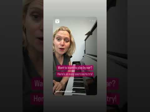 Wanna learn to play by ear?  Here’s an easy way to do it!