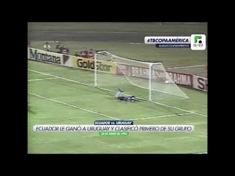 #TBCopaAmérica | ¡Ecuador le ganó 2-1 a Uruguay en la Copa América 1993 y ganó su grupo!