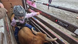 Alaska Rodeo Steer riding