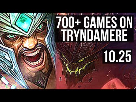 TRYNDAMERE vs MALPHITE (TOP) | 2.2M mastery, 700+ games, 3/1/5 | BR Diamond | v10.25
