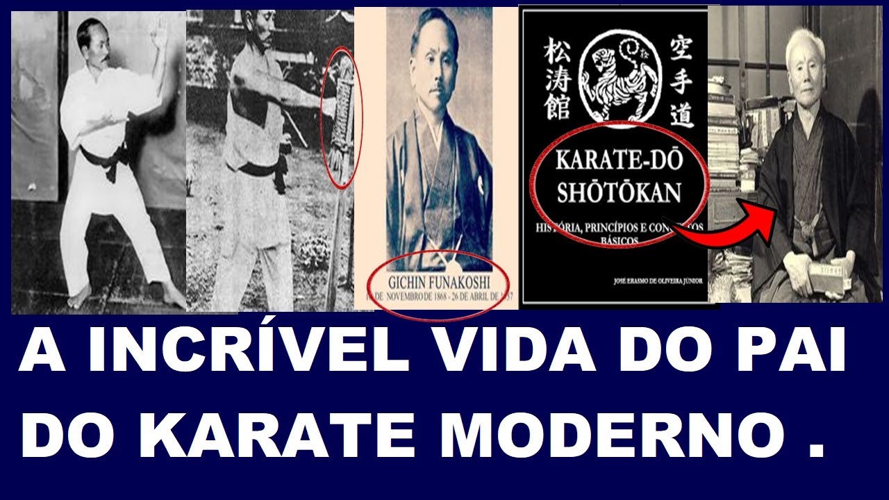 MESTRE Gishin Funakoshi  , uma vida marcada por lutas e glórias . KARATE SHOTOKAN .
