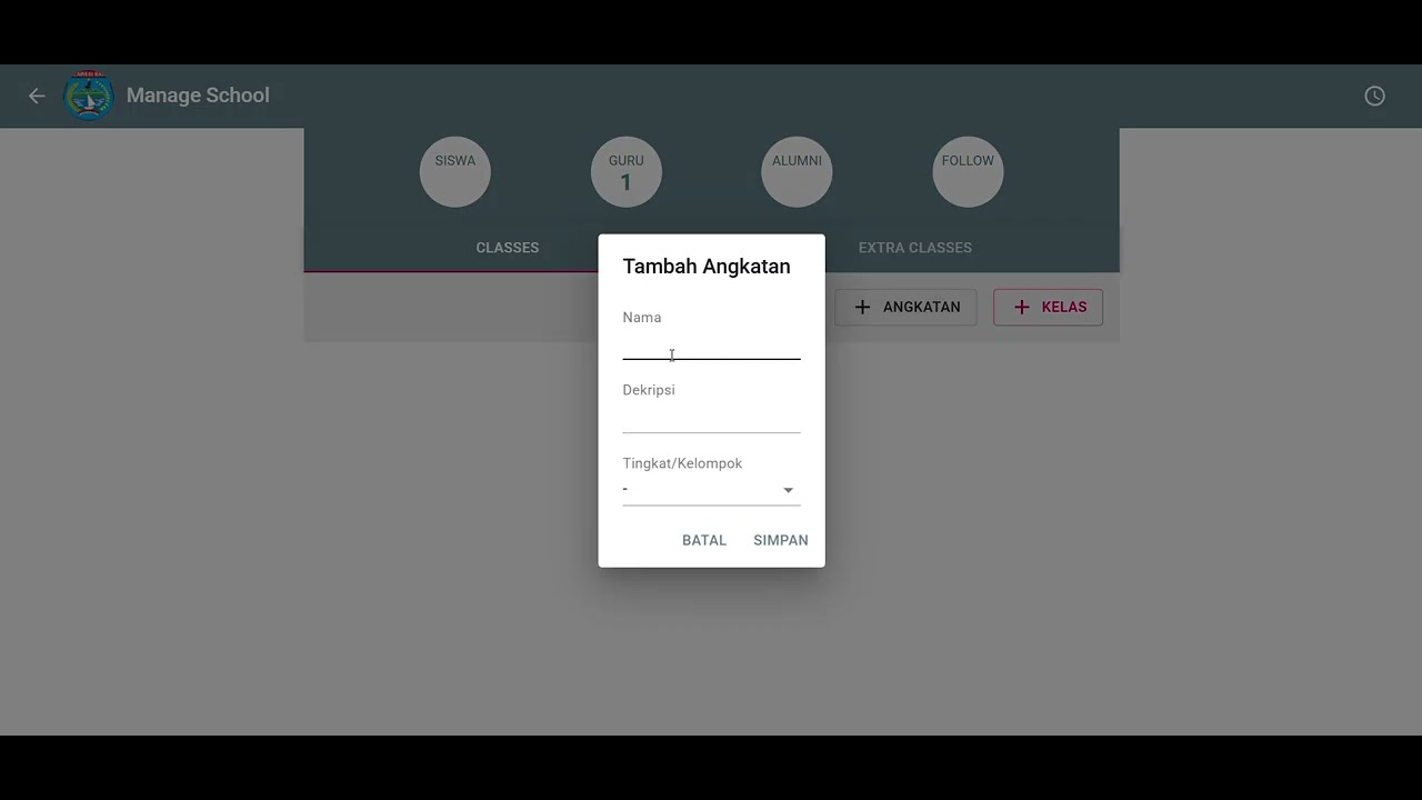 Cara Buat Akun Sekolah dan Akun Master Sekolah