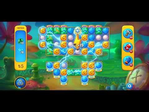 Fishdom level 10753 no boosters フィッシュダム ノーマル