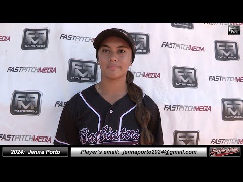 2024 Jenna Porto 4.0 GPA Athletic Shortstop & Second Base Softball Player Skills Video - Batbusters