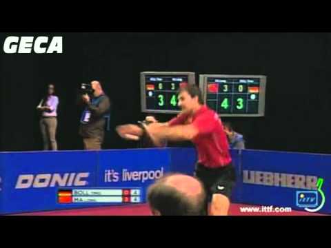 Timo Boll Unbelievable Backhand[World Cup 2012]