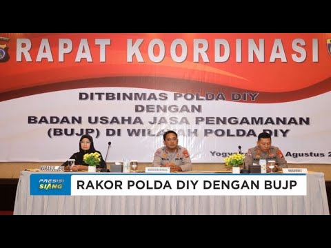RAKOR DITBINMAS POLDA DIY DENGAN BADAN USAHA JASA PENGAMANAN