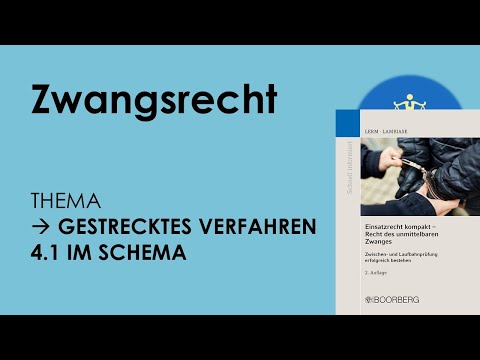 So geht Einsatzrecht! | ► Zwangsrecht | ► Gestrecktes Verfahren (👉🏻§ 6 I VwVG) 👉🏻 4.1 im Schema