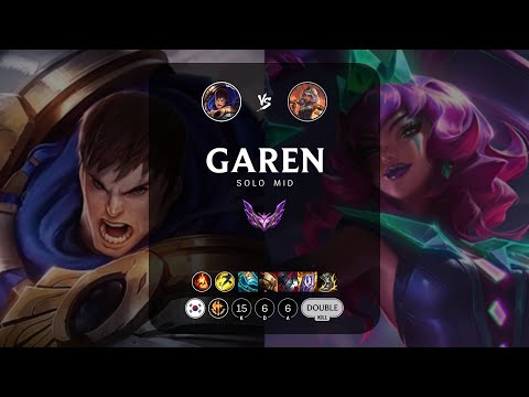 Garen Mid vs Qiyana - KR Master Patch 13.16