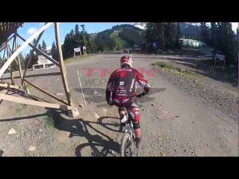 Garbanzo DH Helmet Cam || Justin Leov follows Neko Mulally