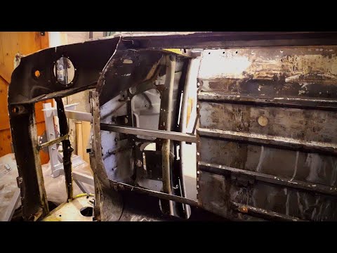 Cutting out the floor off my Austin-Morris Mini project
