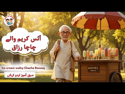 Ice-cream waly Chacha Razzaq l urdu story I Cartoon l Moral l shorts| fairy tales l short stories