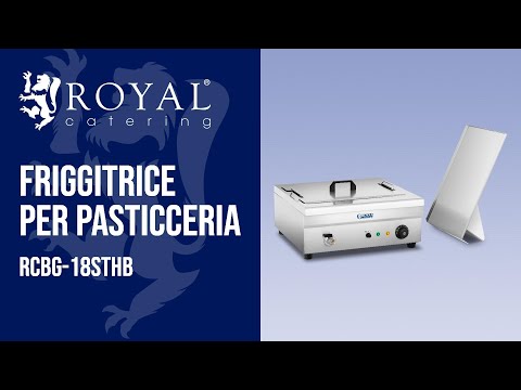 Video - Friggitrice per pasticceria - 18 litri - 3.200 W - Zona fredda