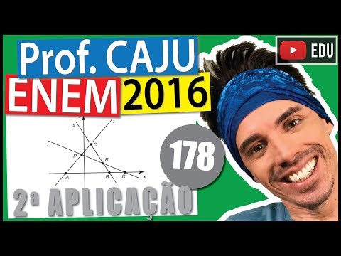 [ENEM 2016 2Ap] 178 📓 ÁLGEBRA Na figura estão representadas três retas no plano cartesiano, sendo