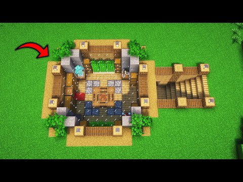 Minecraft unterirdisches Haus bauen 1.21 - Minecraft Untergrund Basis bauen Tutorial