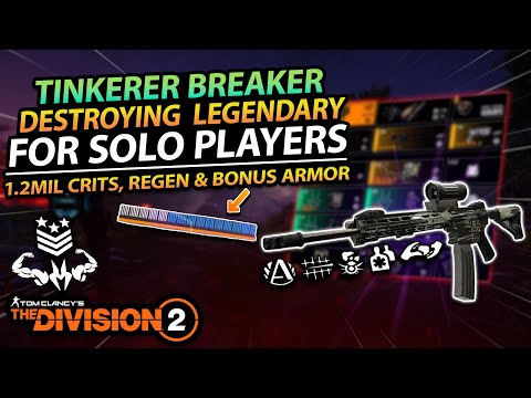 The Division 2 | HEARTBREAKER With TINKERER is Destroying LEGENDARY!