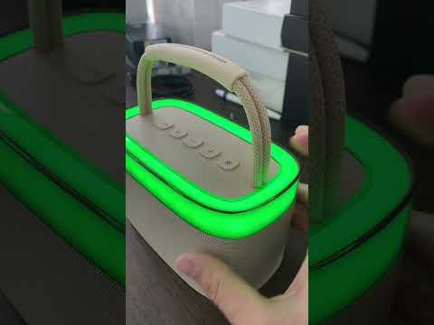 Loa Bluetooth Recci RSK-W40 – Loa Kép 16W, Hiệu Ứng Đèn LED, Pin 4000mAh, Âm Thanh Siêu Trầm