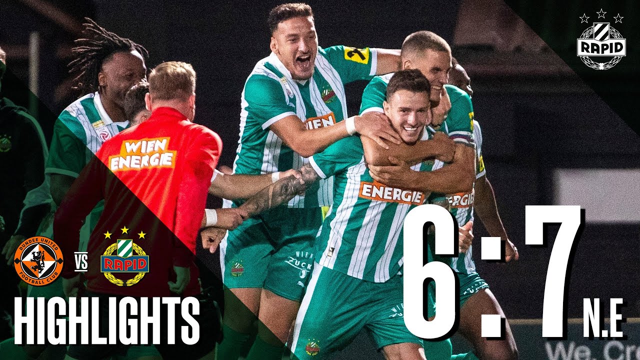 Highlights: Dundee United – SK Rapid | 14.08.2025