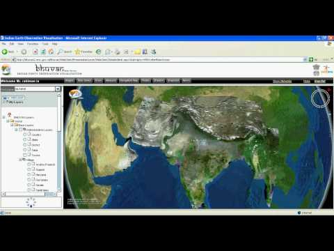 Virtual trip to Tajmahal (India) using Bhuvan ISRO