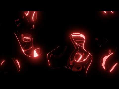 Abstract Red Liquid Fluid 4K 60FPS Motion Background Video Neon Glowing Water Sci-fi VJ Loop