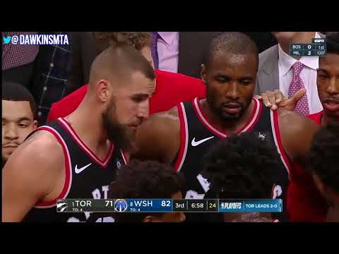 Washington Wizards vs Toronto Raptors Full BAD BLOOD Play 2018 ECR1 Game 3 | FreeDawkins