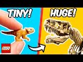 Small VS Big LEGO Dinosaurs