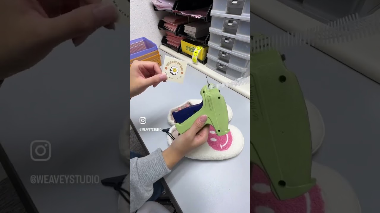 ASMR- Tag a smiley slippers with me #australia #smallbusinessowner #slippers #packingasmr #keyboard