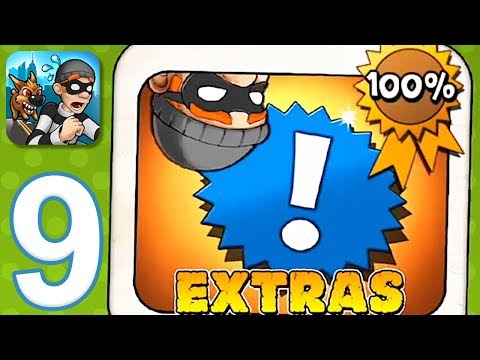 Robbery Bob - Gameplay Walkthrough Part 9 - Chapter 9: Extras (iOS, Android)