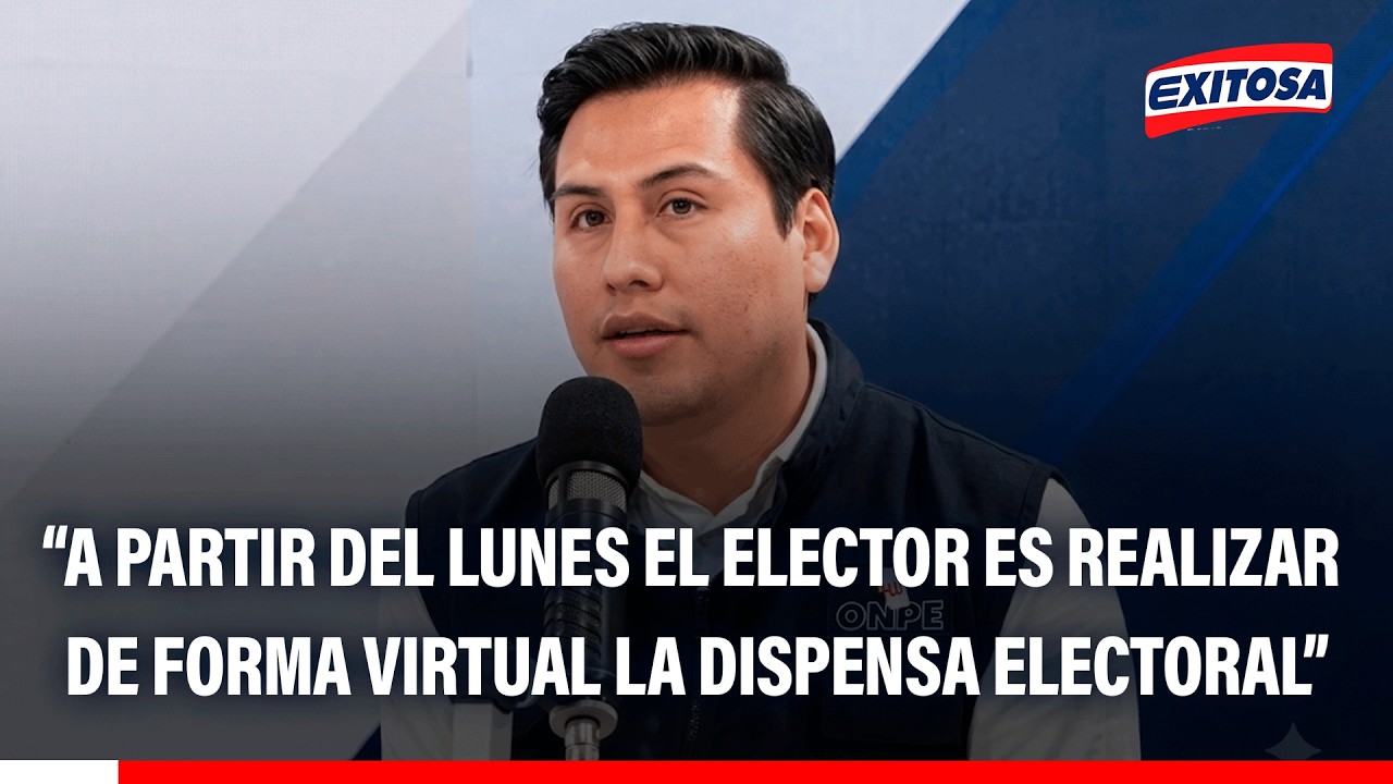 🔴🔵 Ciudadanos que no acudan a votar podrán presentar dispensa ante el JNE, señala la ONPE