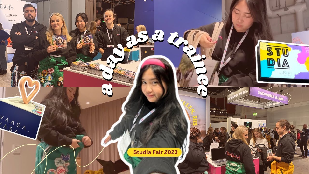 My Day as a VAMK Marketing Trainee in Studia Fair 2023 | International Student life in Vaasa