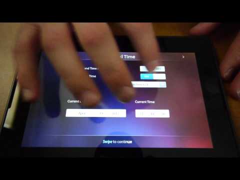 BlackBerry PlayBook - Unable to display the BlackBerry ID Agreement (no solution shown)