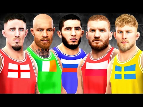 I Created A EUROPEAN UFC 4 Tournament