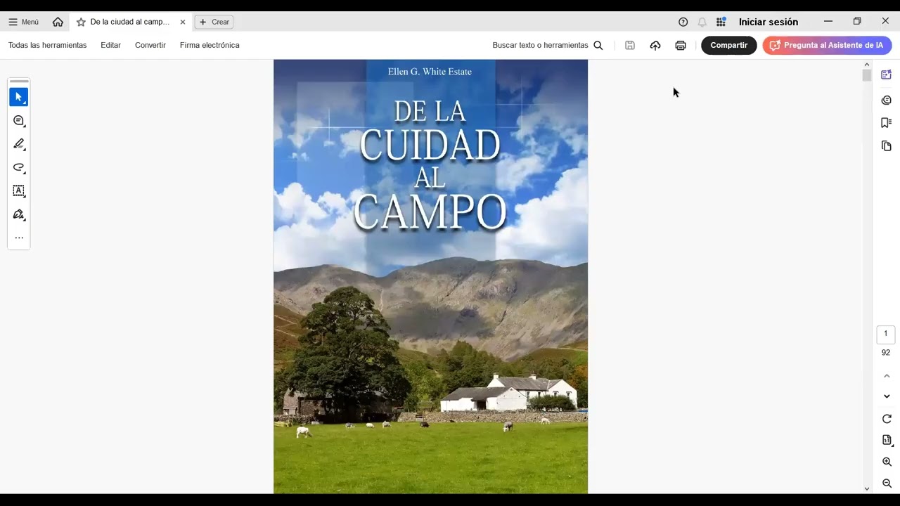 DE LA CIUDAD AL CAMPO. Escuela Sabática. Tema 1. Argenis Contreras.